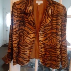 Animal print jacket